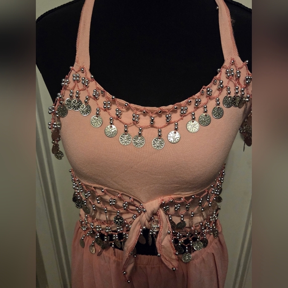 Pink Bellydance Beginner Costume - Picture 2 of 7